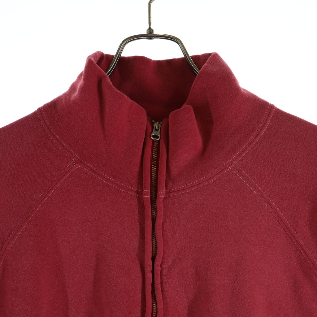 MAATEE&SONS(マーティーアンドサンズ) 24AW VINTAGE JIP ヴィンテージ加工 ジップアップフーディー パーカー レッド MT4303-0802