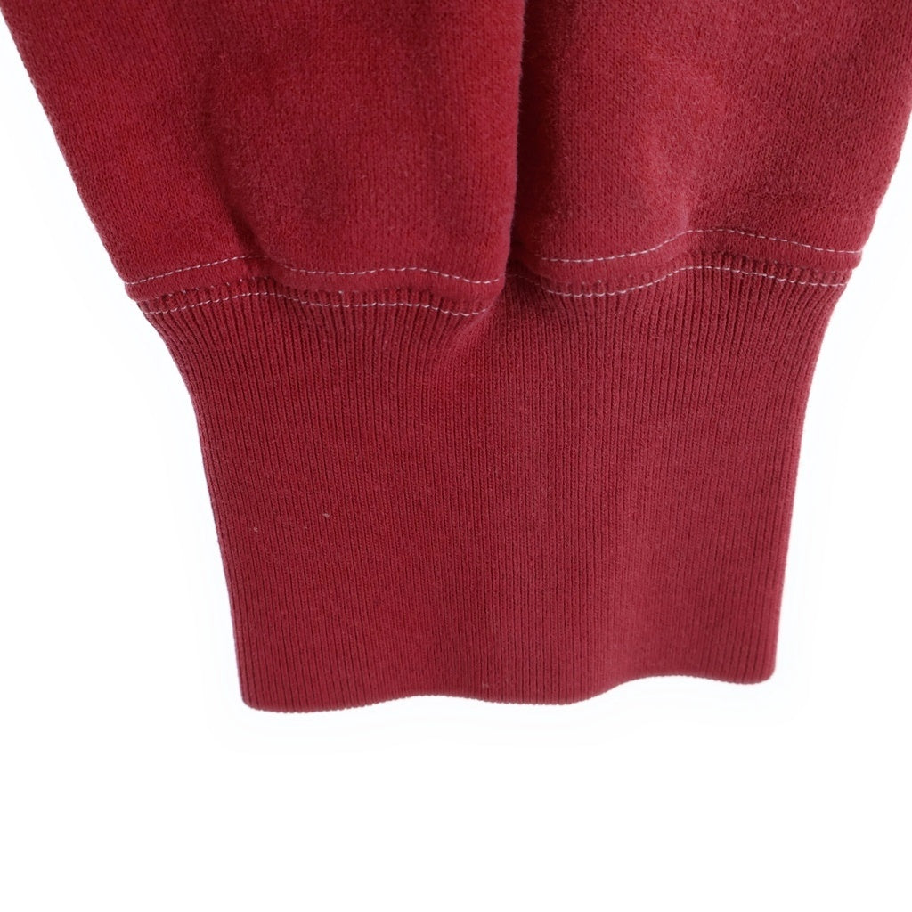 MAATEE&SONS マーティーアンドサンズ 24AW VINTAGE JIP ヴィンテージ加工 ジップアップフーディー パーカー レッド MT4303-0802 MAATEE&SONS(マーティーアンドサンズ) 24AW VINTAGE JIP ヴィンテージ