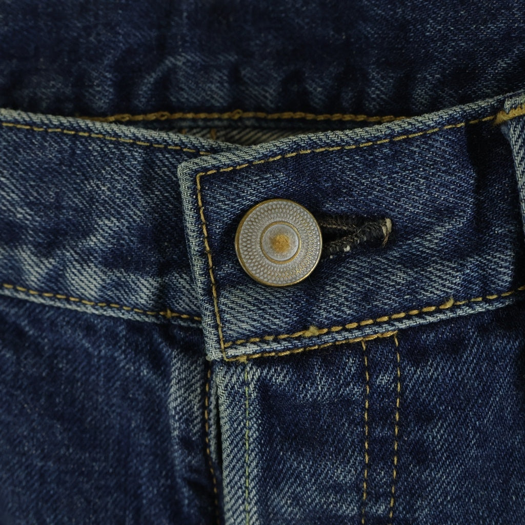 MAATEE&SONS(マーティーアンドサンズ) 25AW 5PK DENIM PANTS 5ポケット デニムパンツ ボタンフライ ストレートジーンズ インディゴ MT5303-0220