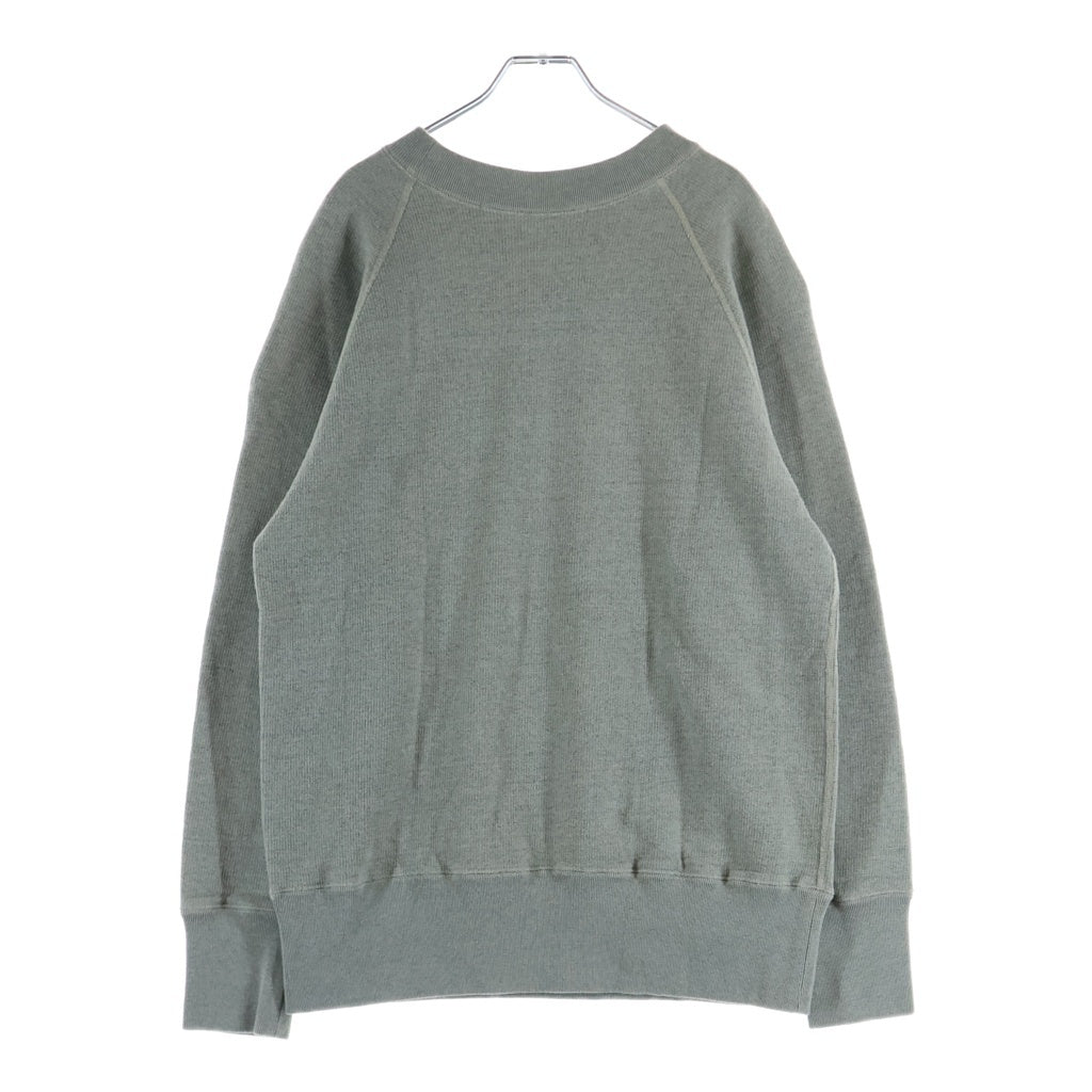NO BRAND(ノーブランド) Slopeslow sweatshirt スロープスロー クルーネック 長袖スウェット トレーナー グレー 1251008