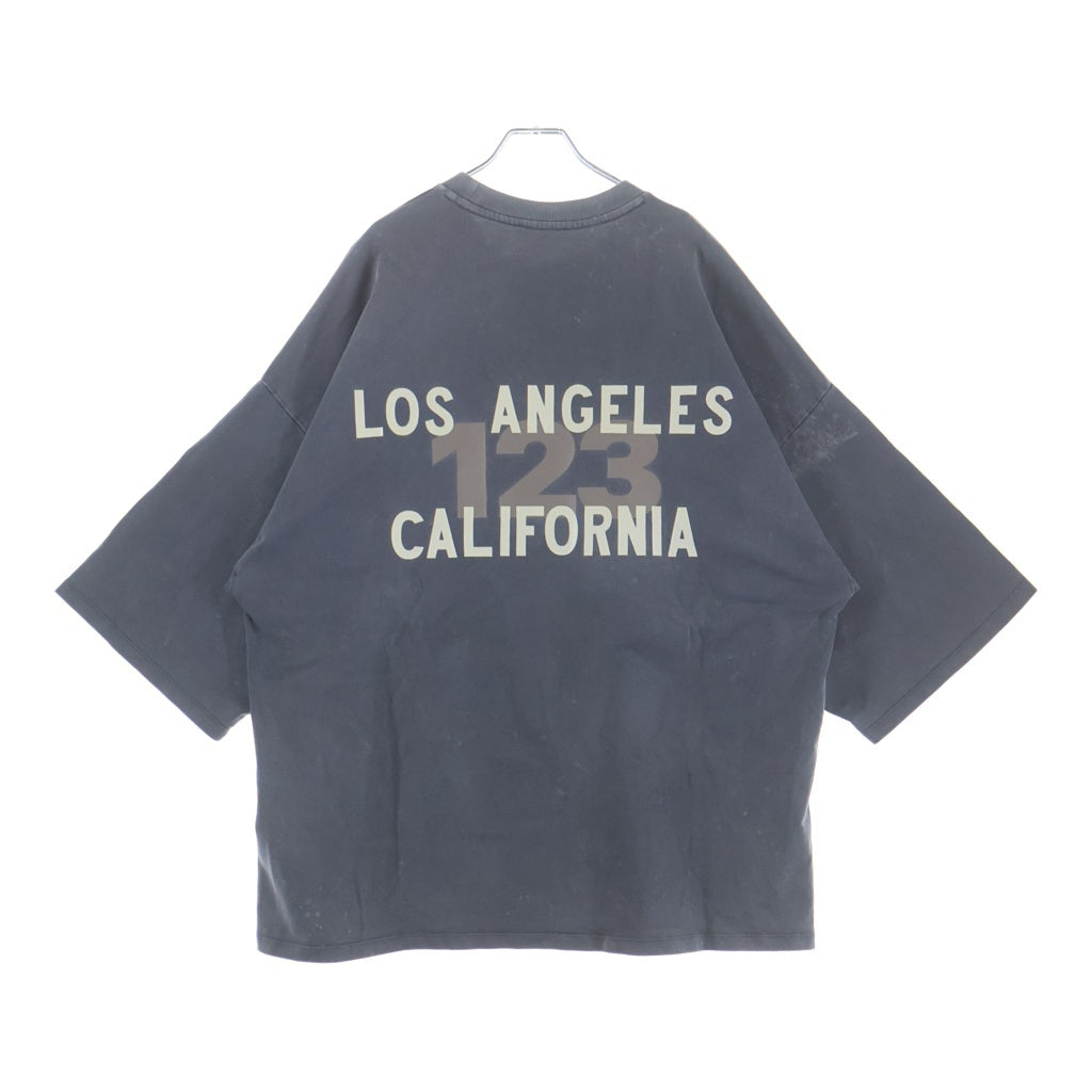 RRR123 RIVINGTON roi Rebis(リヴィントンロイレビス) ×FEAR OF GOD MPUNTAIN TEE 半袖 クルーネック カットソー グレー
