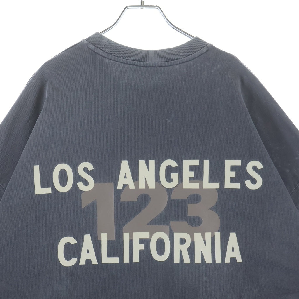 RRR123 RIVINGTON roi Rebis(リヴィントンロイレビス) ×FEAR OF GOD MPUNTAIN TEE 半袖 クルーネック カットソー グレー
