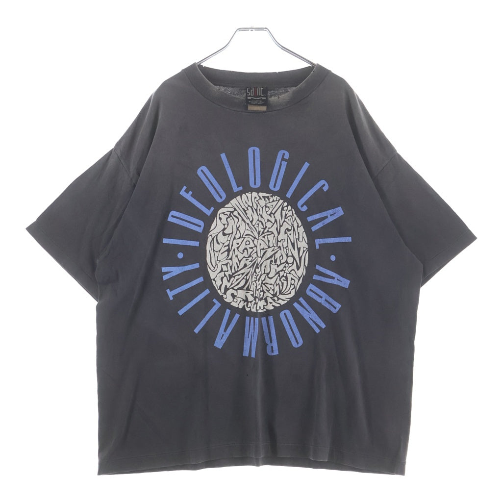 SAINT MICHAEL(セントマイケル) 24AW IDEOLOGICAL S/S TEE 半袖 クルーネック Tシャツ ブラック SM-YS1-0000-005