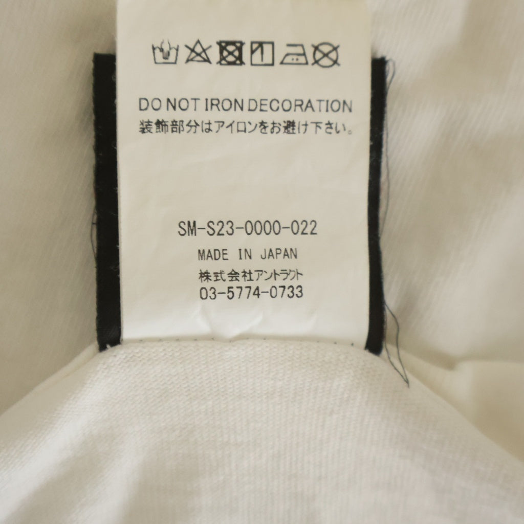 SAINT MICHAEL(セントマイケル) 23SS SPACE GOD S/S TEE 半袖 クルーネック Tシャツ ホワイト SM-S23-0000-022