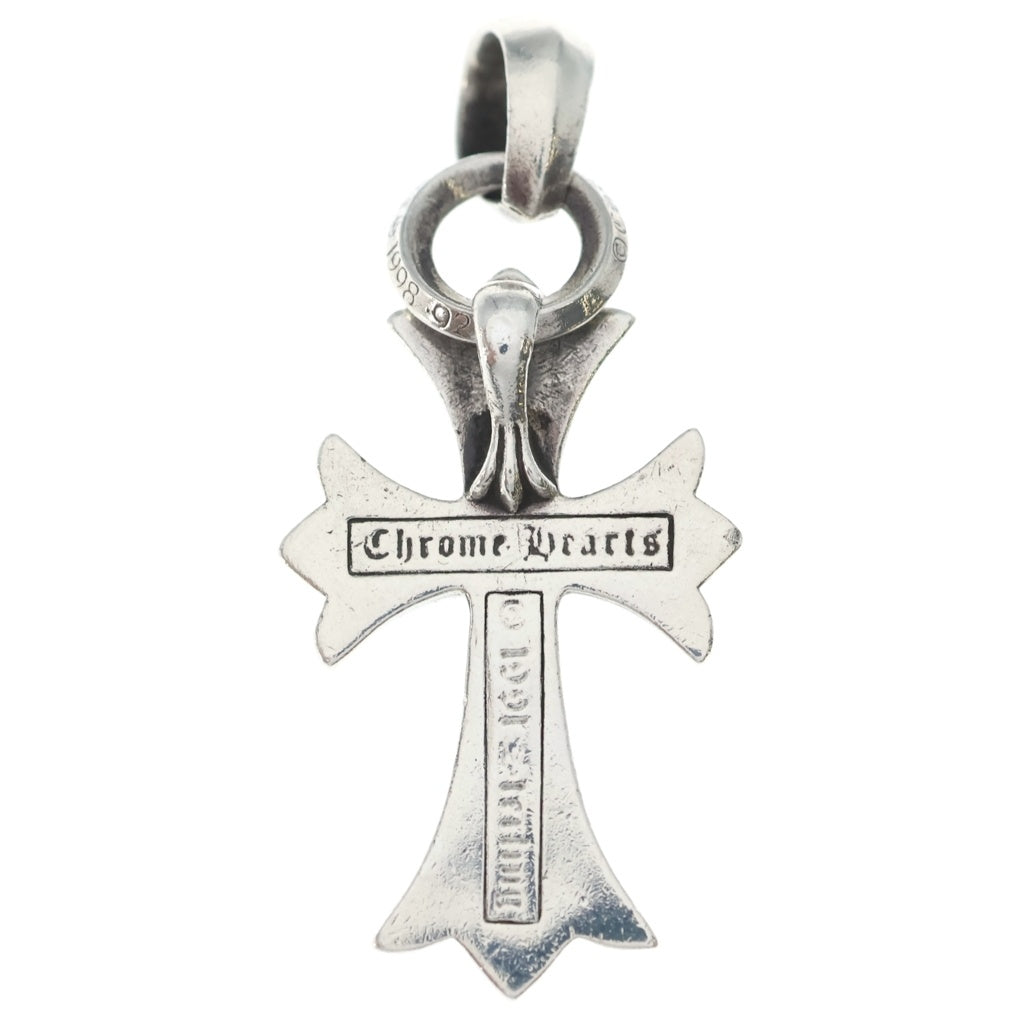 CHROME HEARTS(クロムハーツ) CH CRS SML W/BALE Wベイル スモールCHクロス ペンダントトップ シルバー BCA218