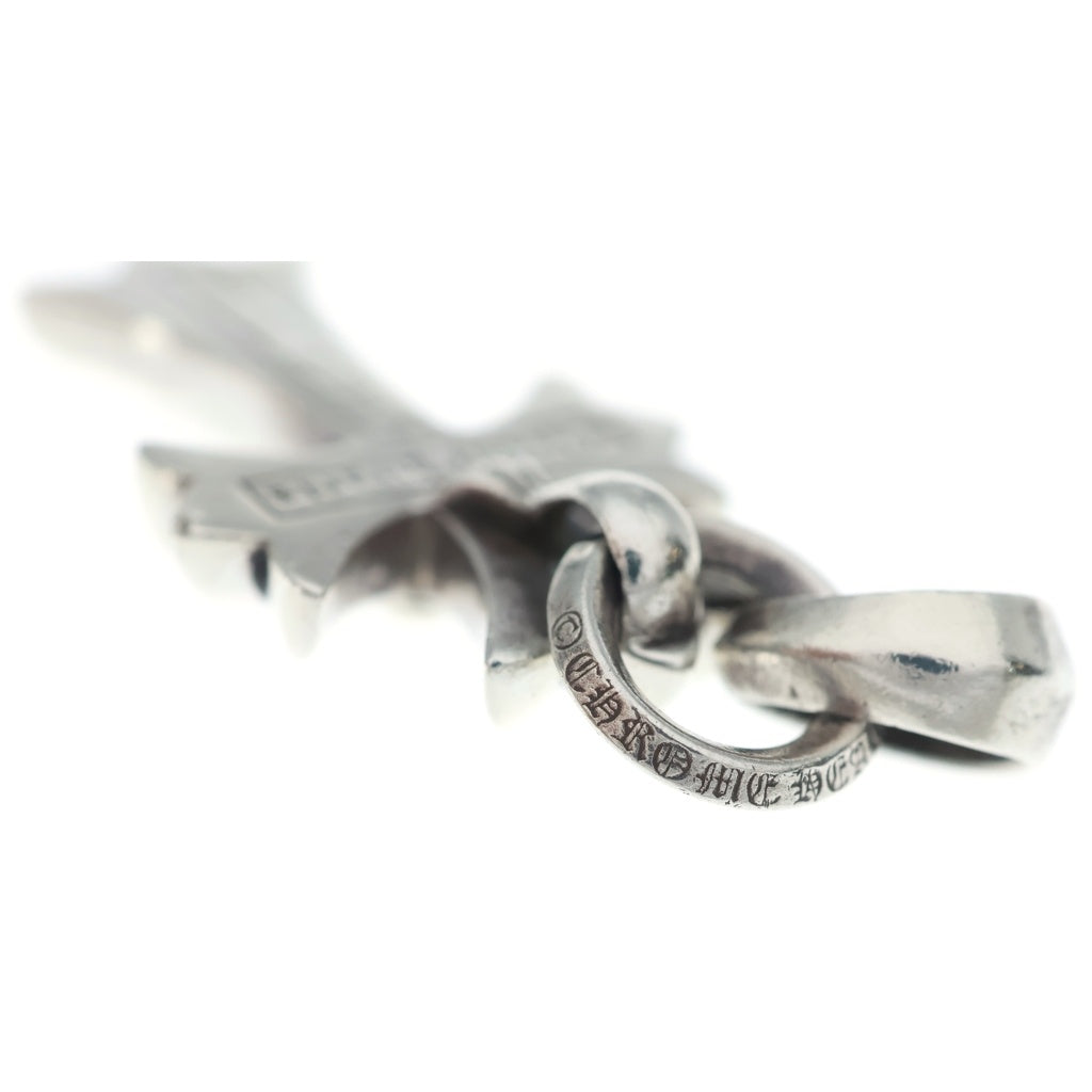 CHROME HEARTS(クロムハーツ) CH CRS SML W/BALE Wベイル スモールCHクロス ペンダントトップ シルバー BCA218