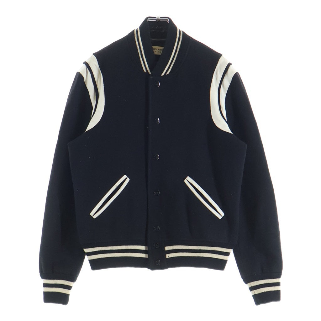 SAINT LAURENT PARIS(サンローランパリ) 15AW Teddy Jacket テディ スタジアム ジャケット スタジャン 354718 YYL80