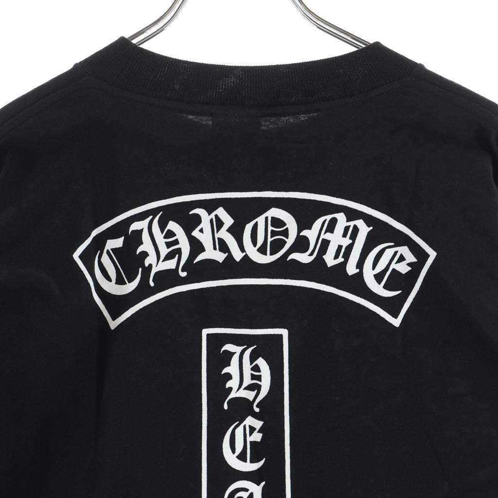 CHROME HEARTS(クロムハーツ) T-Bar Logo Fuck You Los Angeles L/S Tee ロサンゼルス Tバー ファックユー ホースシュープリント クルーネック長袖Tシャツ ロングスリーブカットソー ブラック