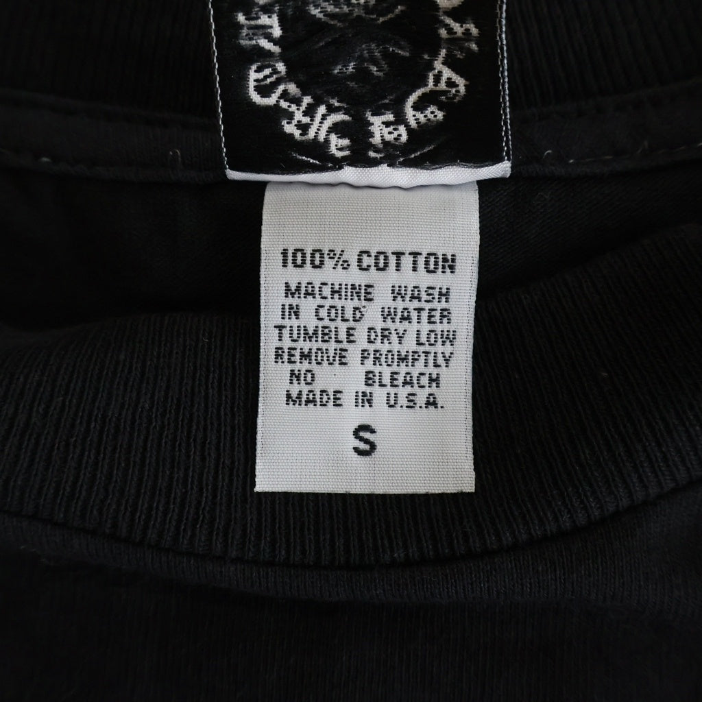 CHROME HEARTS(クロムハーツ) T-Bar Logo Fuck You Los Angeles L/S Tee ロサンゼルス Tバー ファックユー ホースシュープリント クルーネック長袖Tシャツ ロングスリーブカットソー ブラック