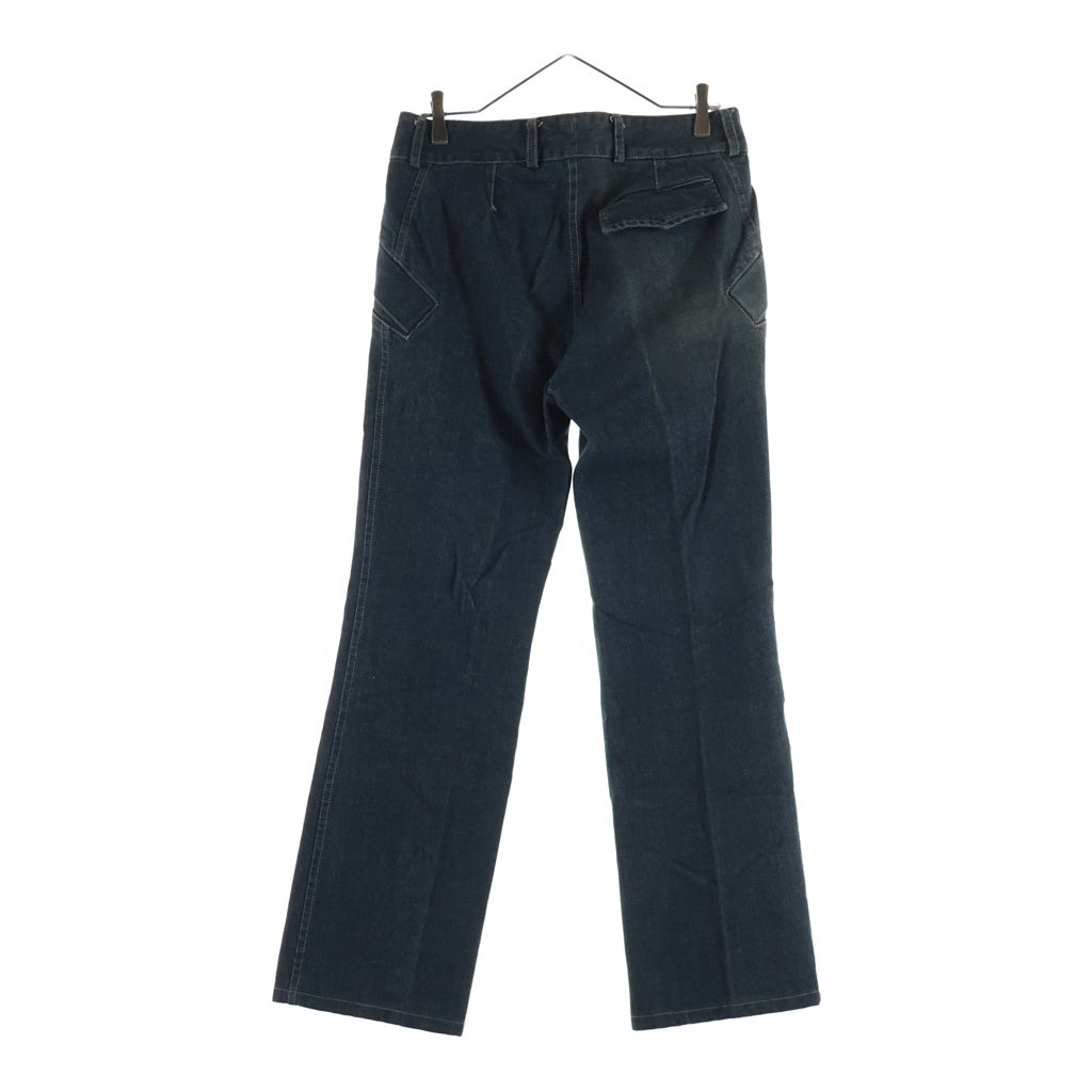 Vivienne Westwood MAN(ヴィヴィアンウエストウッドマン) ジッパーフライ フラップポケット デニムパンツ ストレートジーンズ インディゴ 25 P131