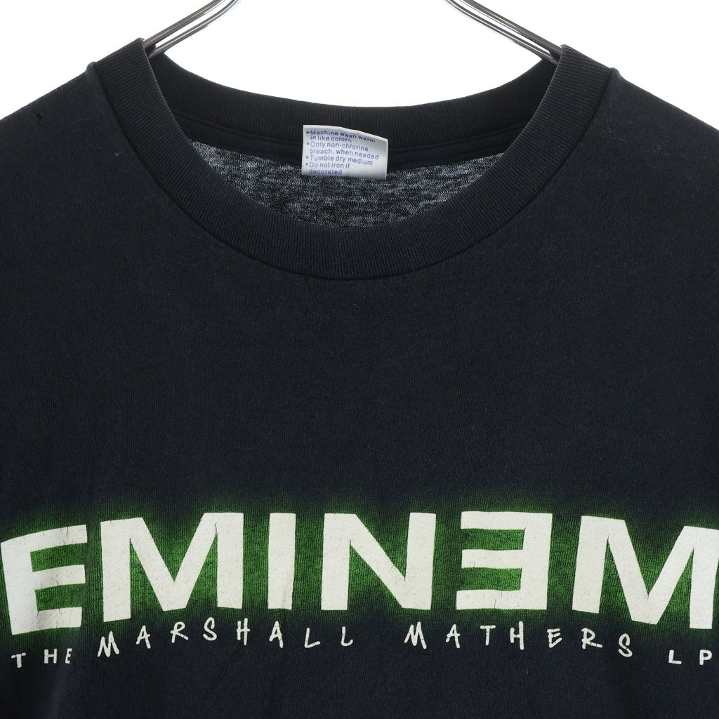 VINTAGE(ヴィンテージ) 00s EMINEM Remember Me 半袖 クルーネック Tシャツ ブラック