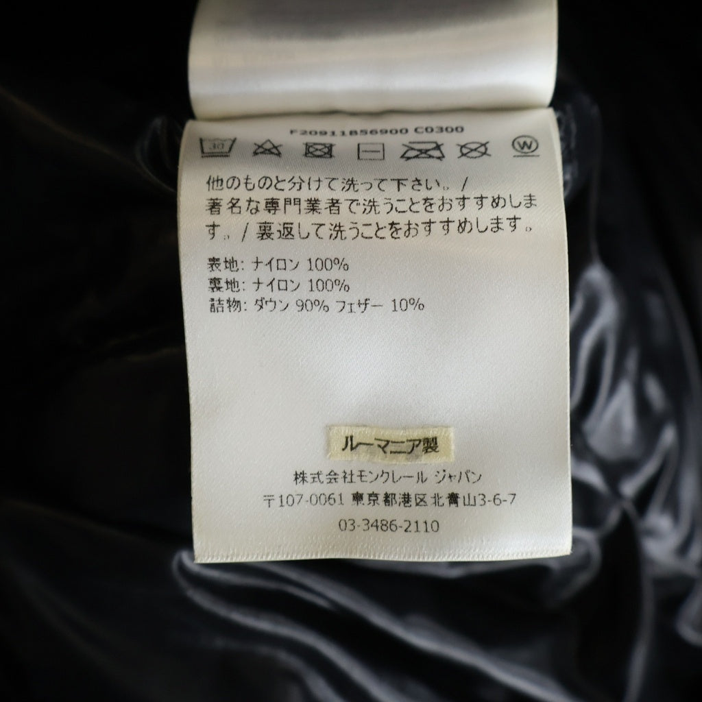 MONCLER(モンクレール) MONTCLA GIUBBOTTO モンクラ ダウンジャケット F20911B56900 C0300 ブラック