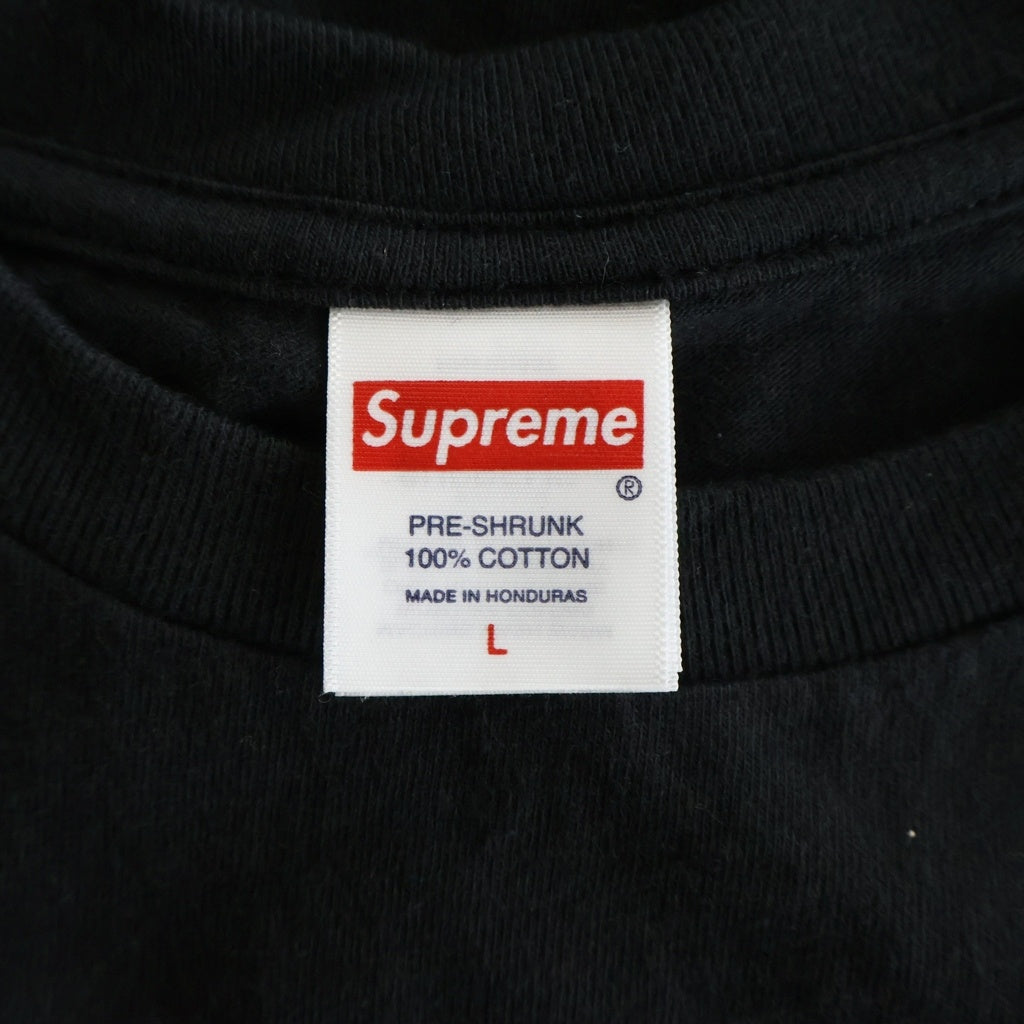SUPREME(シュプリーム) 26SS Spider-Man Tee ロゴ スパイダーマン フロントプリント クルーネック 半袖Tシャツ ブラック