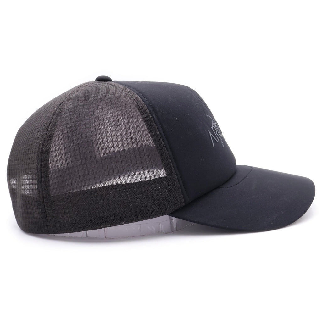 ARC'TERYX(アークテリクス) Bird Word Trucker Hat ロゴ入り メッシュ キャップ ブラック 0525X000009488