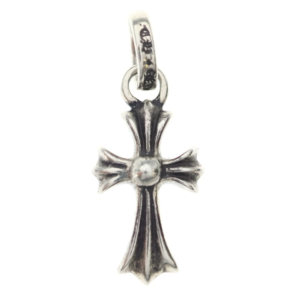 CHROME HEARTS(クロムハーツ) CRS BBYFAT P DMND ベイビーファットクロス PAVEダイヤ ペンダントトップ シルバー
