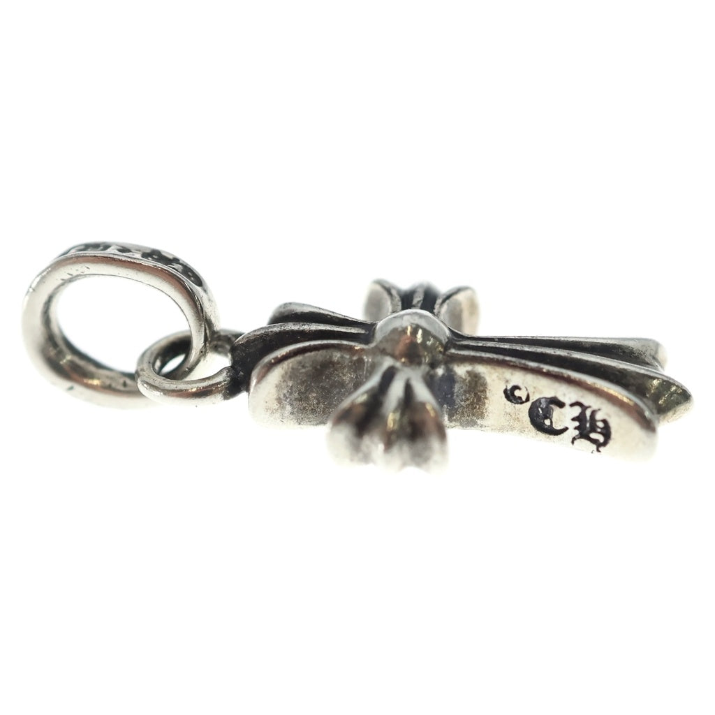 CHROME HEARTS(クロムハーツ) CRS BBYFAT P DMND ベイビーファットクロス PAVEダイヤ ペンダントトップ シルバー