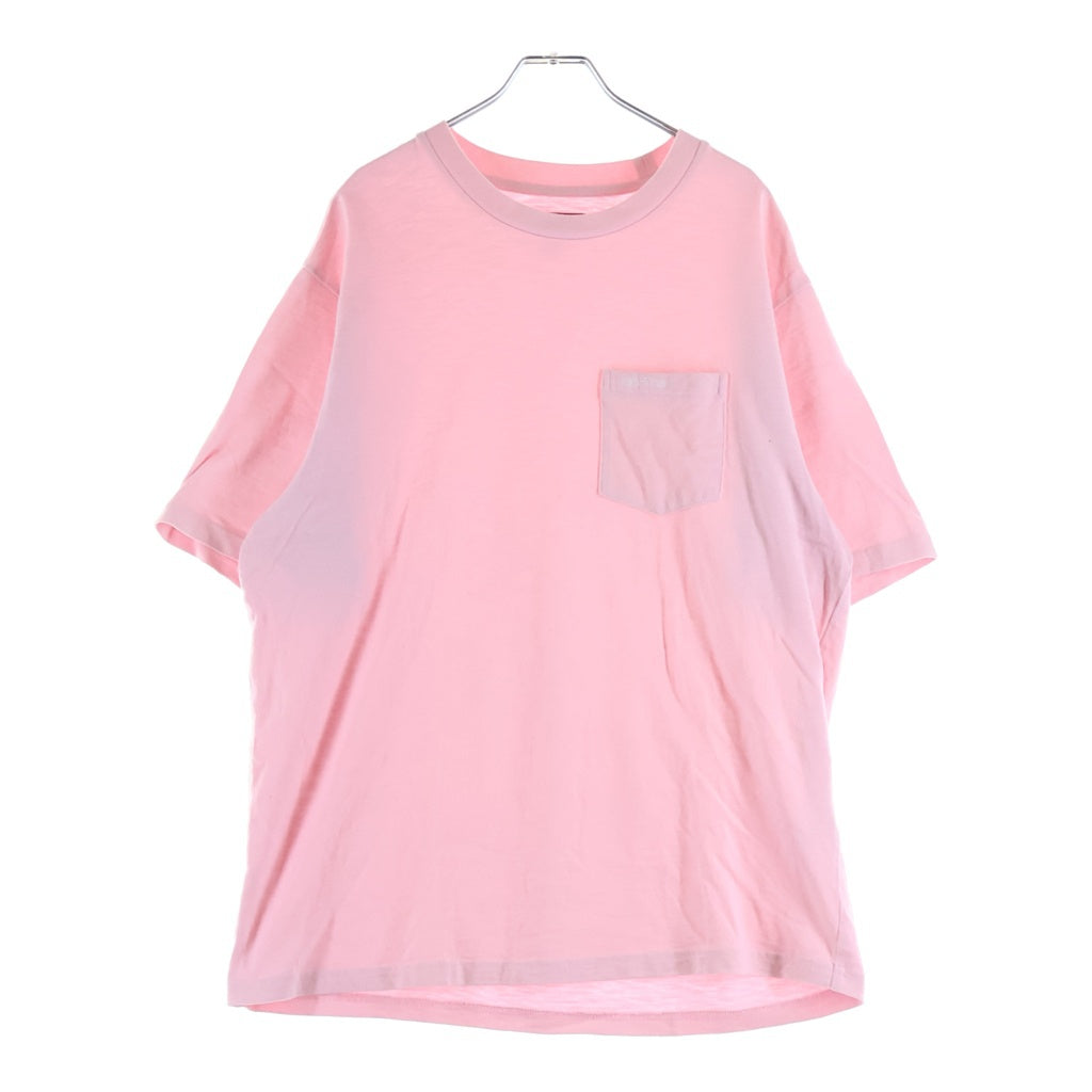SUPREME(シュプリーム) 25SS Classic Logo S/S Pocket Tee ポケットロゴ刺繍 クルーネック 半袖Tシャツ ピンク