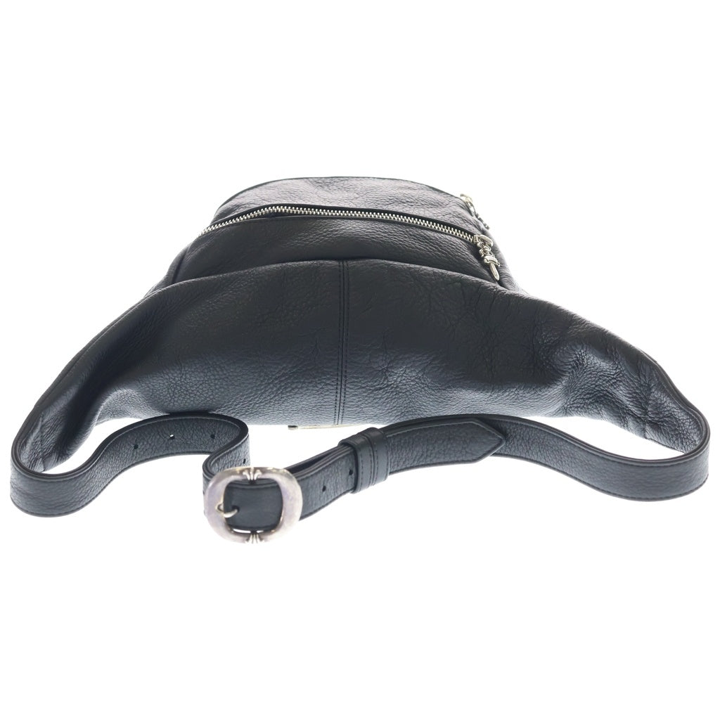 CHROME HEARTS(クロムハーツ) #1 SNAT PACK スナットパック ダガージップ ガンスリンガーベルト レザーウエストバッグ ブラック