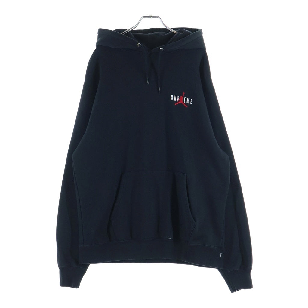 SUPREME(シュプリーム) 24AW x Jordan Hooded Sweatshirt ジョーダン プルオーバーパーカー ブラック HF0836-010