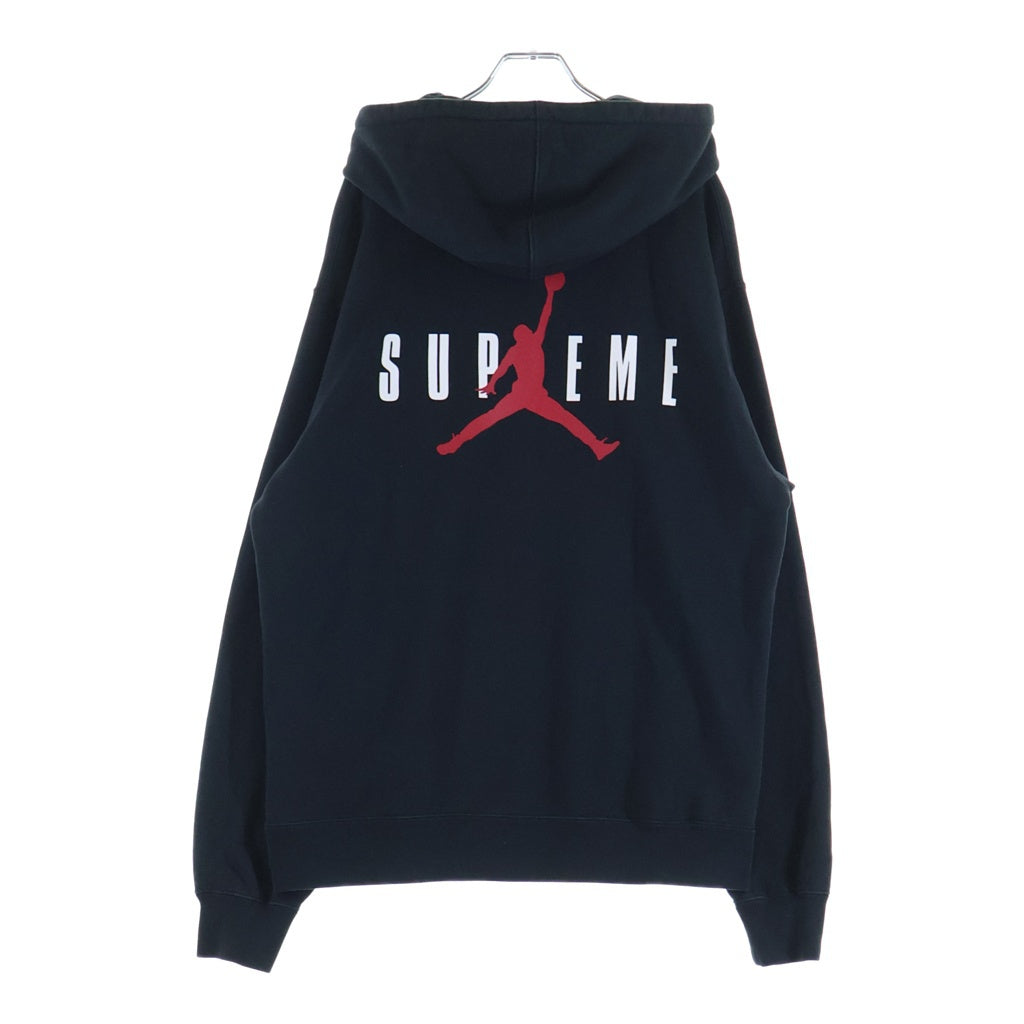SUPREME(シュプリーム) 24AW x Jordan Hooded Sweatshirt ジョーダン プルオーバーパーカー ブラック HF0836-010
