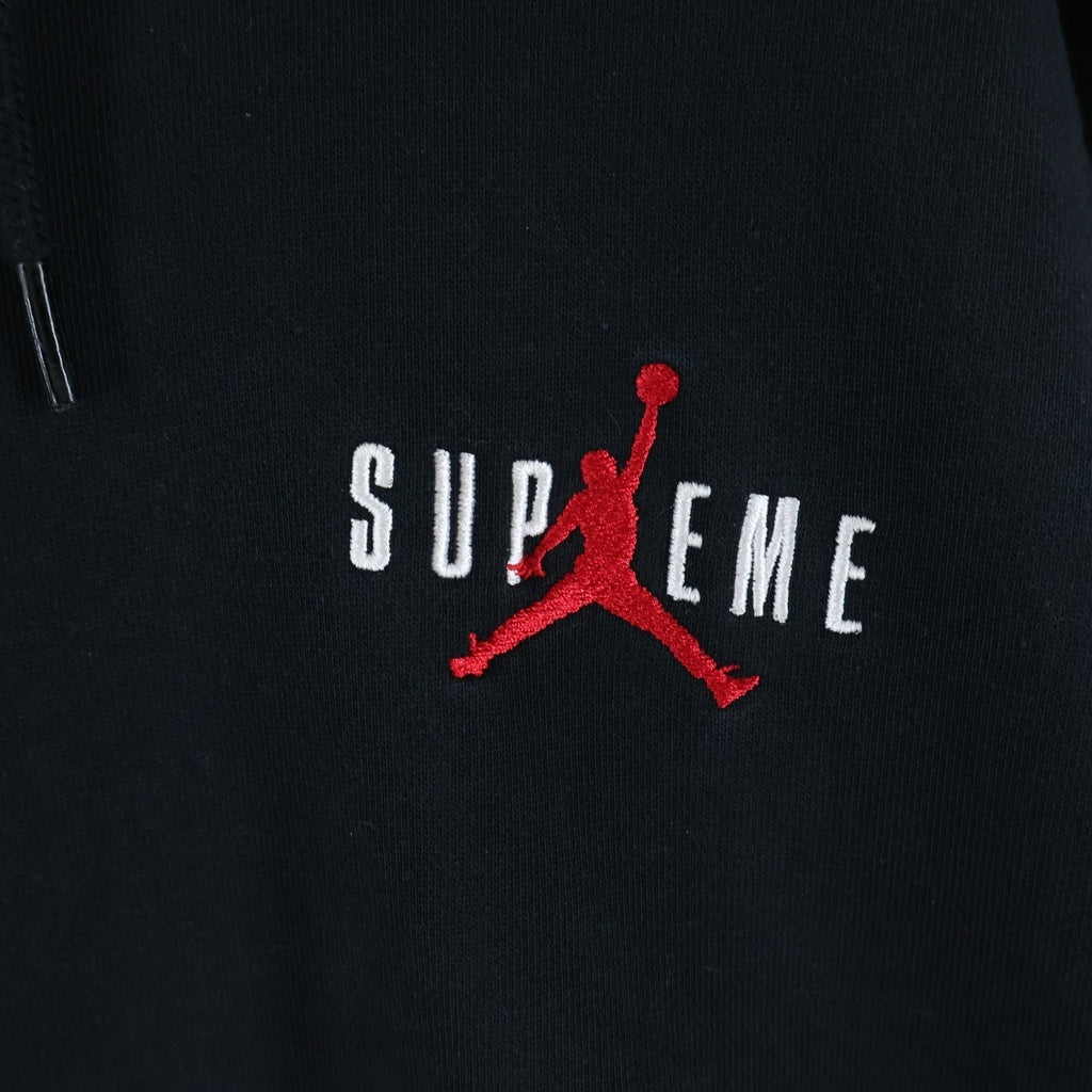SUPREME(シュプリーム) 24AW x Jordan Hooded Sweatshirt ジョーダン プルオーバーパーカー ブラック HF0836-010