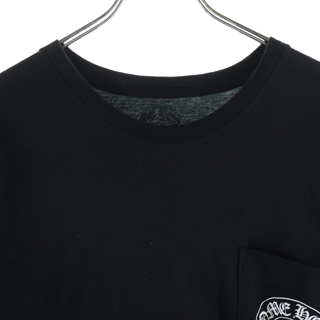 CHROME HEARTS(クロムハーツ) Honolulu Horseshoe SS Tee ホノルル限定 バック ホースシュー クルーネック半袖Tシャツカットソー ブラック