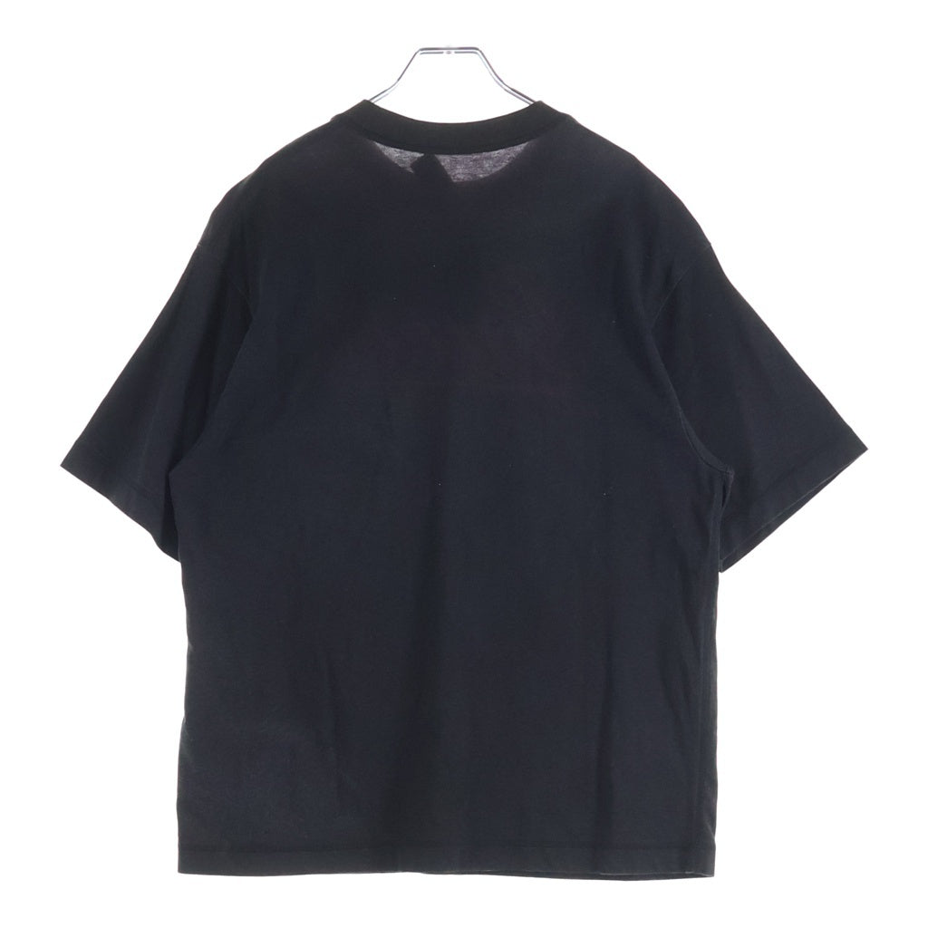 GUCCI(グッチ) 24AW Script Logo S/S Tee フロントスクリプトロゴプリント クルーネック 半袖Tシャツ ブラック 798769 XJGQ3