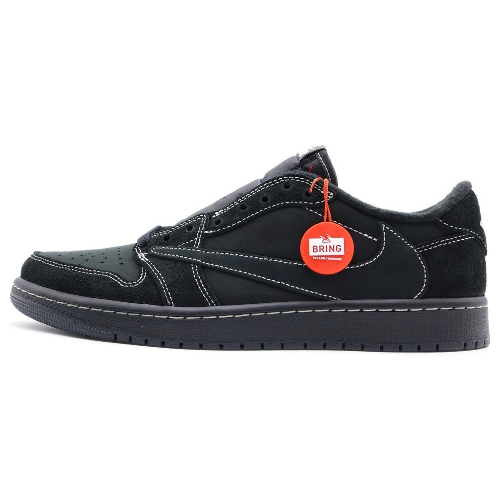 NIKE(ナイキ) ×TRAVIS SCOTT AIR JORDAN 1 LOW OG SP BLACK PHANTOM DM7866-001 エアジョーダン1 ブラックファントム ローカットスニーカー ブラック US10/28.0cm