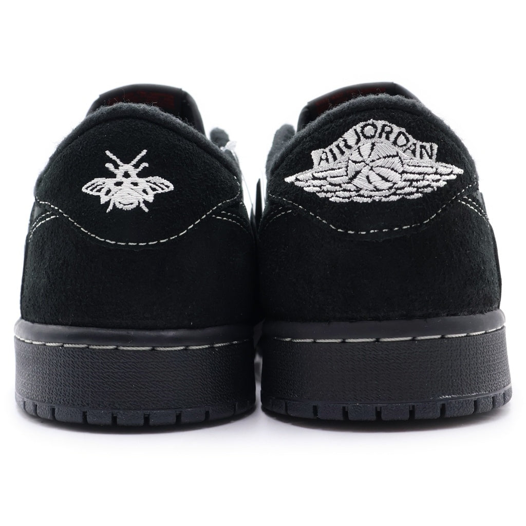 NIKE(ナイキ) ×TRAVIS SCOTT AIR JORDAN 1 LOW OG SP BLACK PHANTOM DM7866-001 エアジョーダン1 ブラックファントム ローカットスニーカー ブラック US10/28.0cm