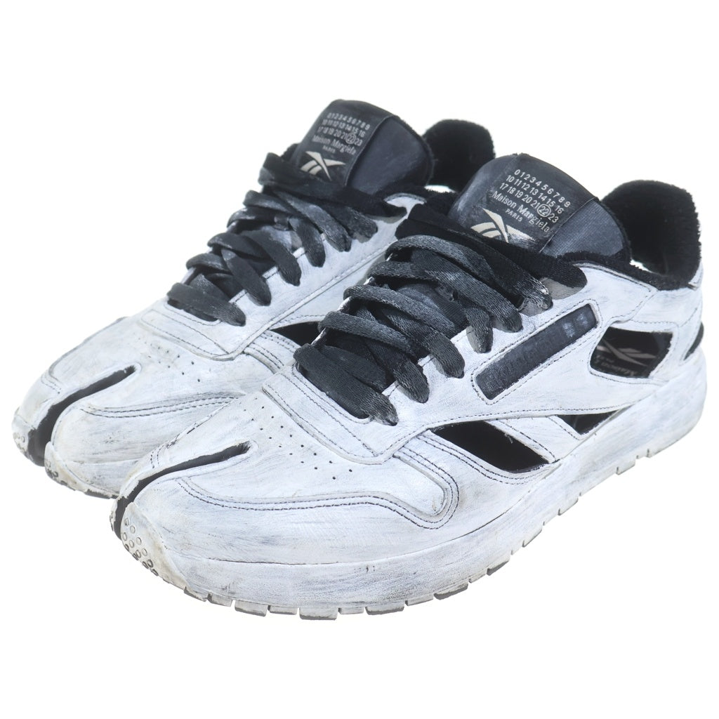 Reebok(リーボック) ×Maison Margiela Classic Leather Tabi DQ メゾンマルジェラ クラシックレザー タビ ローカットスニーカー ホワイト/ブラック GX6244 US10/28.0cm