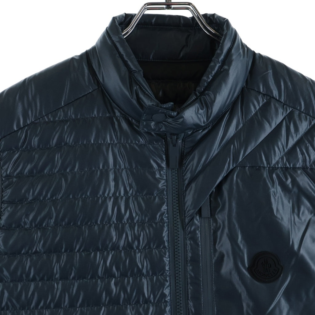 MONCLER(モンクレール) 22SS APTERA GIUBBOTTO ラバーロゴワッペン付きダウンベスト グレー H10911A00014