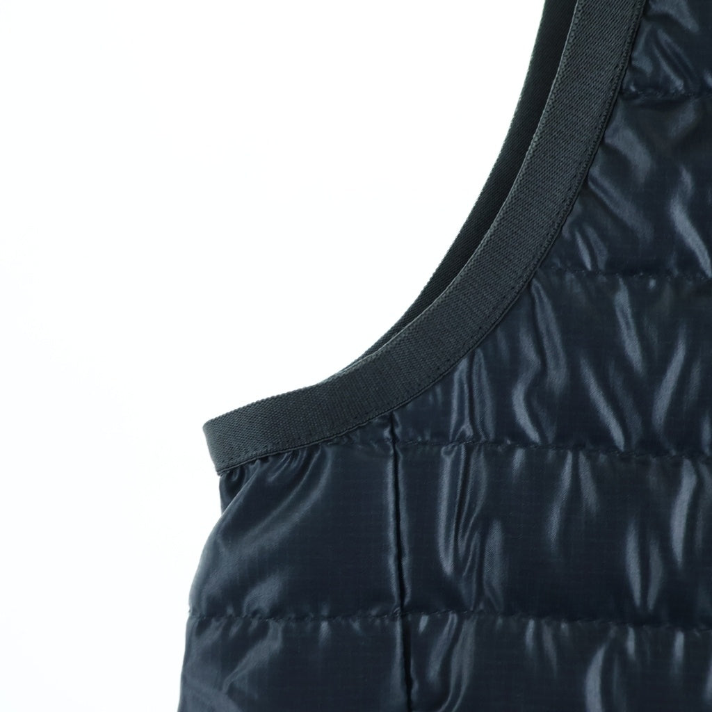 MONCLER(モンクレール) 22SS APTERA GIUBBOTTO ラバーロゴワッペン付きダウンベスト グレー H10911A00014