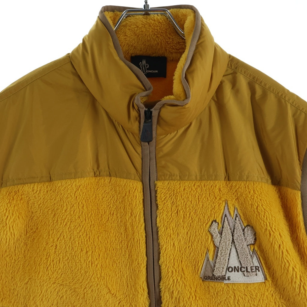 MONCLER GRENOBLE(モンクレールグルノーブル) 24AW GILET フリースベスト イエロー J20978G00012