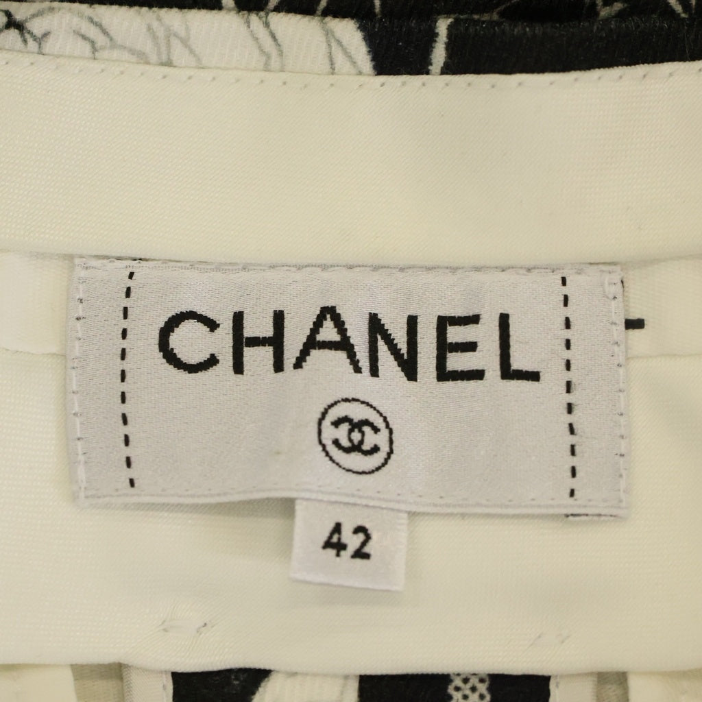 CHANEL(シャネル) カメリア ココボタン ショートパンツ ハーフパンツ ブラック/ホワイト P63237V48711