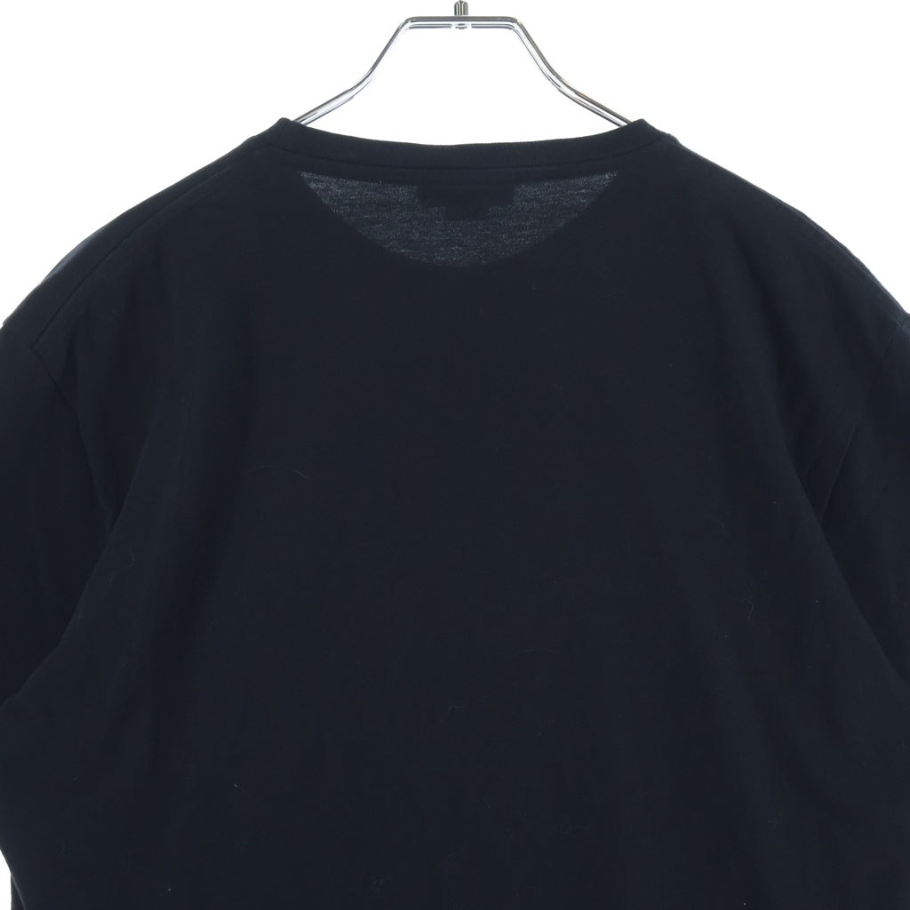 Alexander McQueen(アレキサンダーマックイーン) グラフィチィロゴプリント クルーネック 半袖Tシャツ ブラック 622104 QTAAC