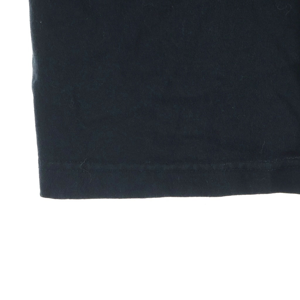 THE BLACK EYE PATCH(ブラックアイパッチ) Og Bamboo L/S Tee フロントロゴ バンブー プリント クルーネック 長袖Tシャツ ブラック