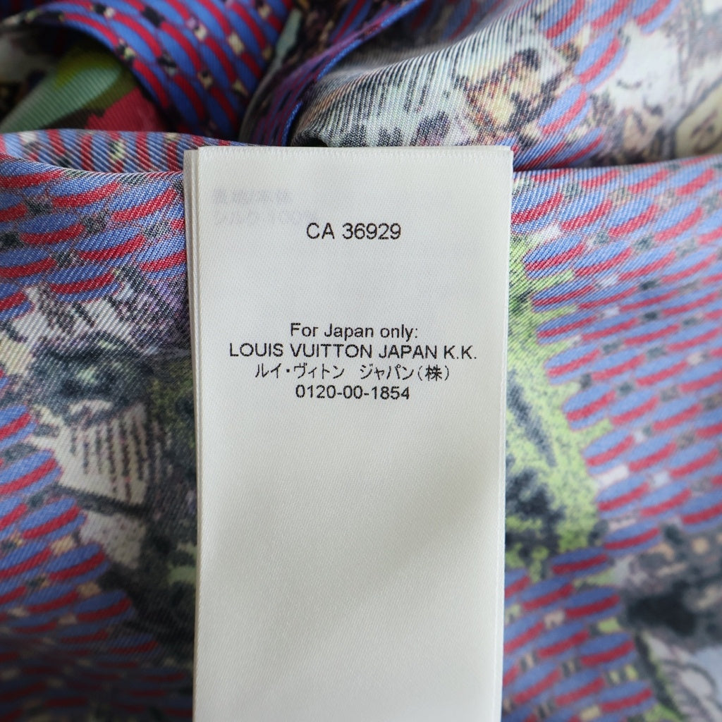 LOUIS VUITTON(ルイヴィトン) 22AW モノグラム総柄シルク長袖シャツ