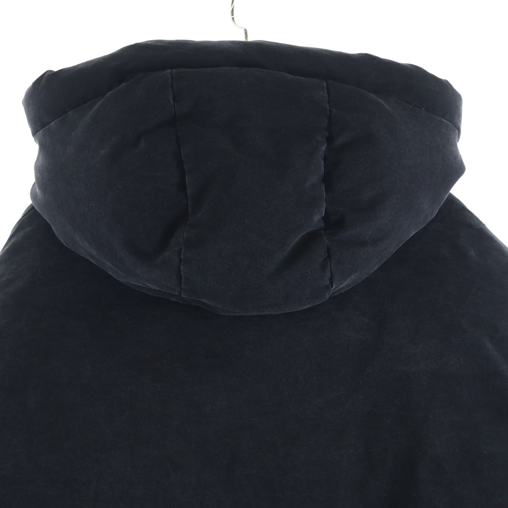 entire studios(エンタイア スタジオ) MML HOODED COTTON PUFFER コットン パファー クロップド丈 ダウンジャケット ブラック
