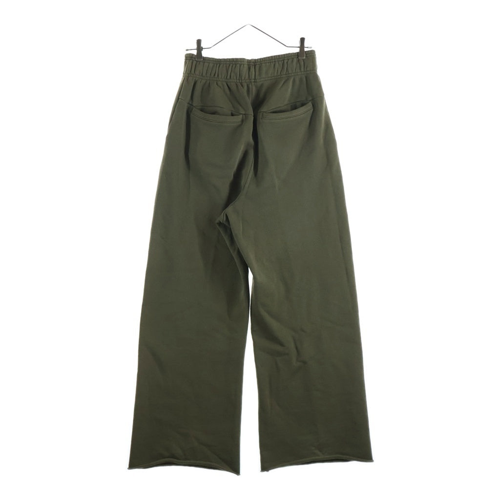 entire studios(エンタイア スタジオ) FULL SWEATPANT ウォッシュ加工 コットン スウェットパンツ カーキ ES2489