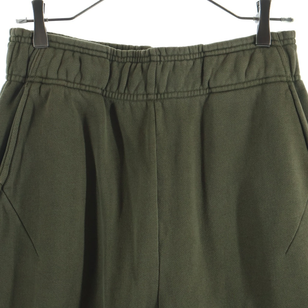 entire studios(エンタイア スタジオ) FULL SWEATPANT ウォッシュ加工 コットン スウェットパンツ カーキ ES2489