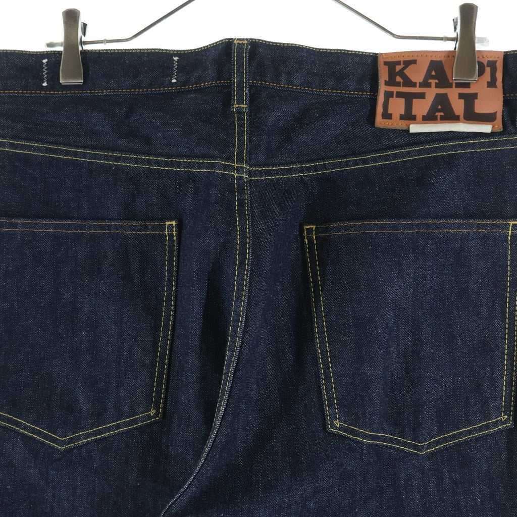 KAPITAL(キャピタル) 5P OKABELLBO フレア デニムパンツ インディゴ SLP108