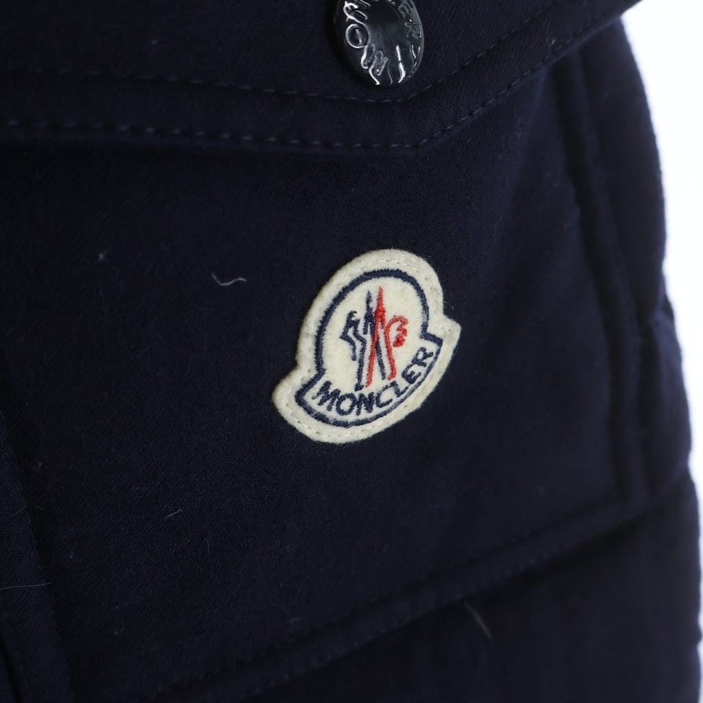 MONCLER(モンクレール) 16AW MONTGENEVRE GIUBBOTTO モンジュネーブル ナイロンウール ダウンジャケット ネイビー B20914033805 54272