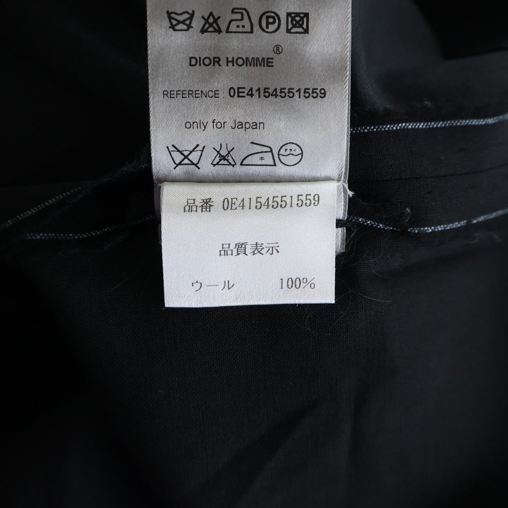 DIOR(ディオール) Vネック ウール ノースリーブ ベスト ブラック 0E4154551559