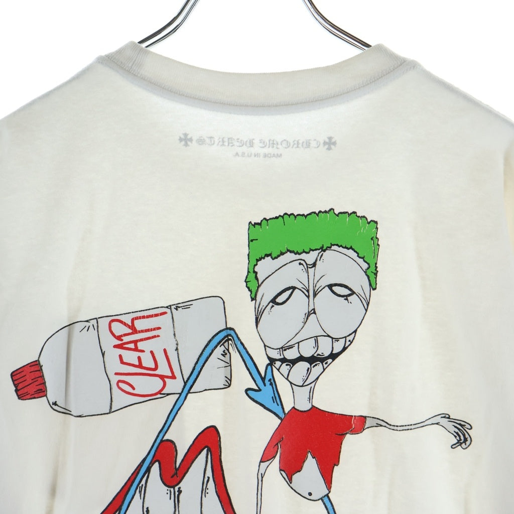 CHROME HEARTS(クロムハーツ) ×MATTY BOY Retro Cycle Tee 半袖 クルーネック Tシャツ ホワイト