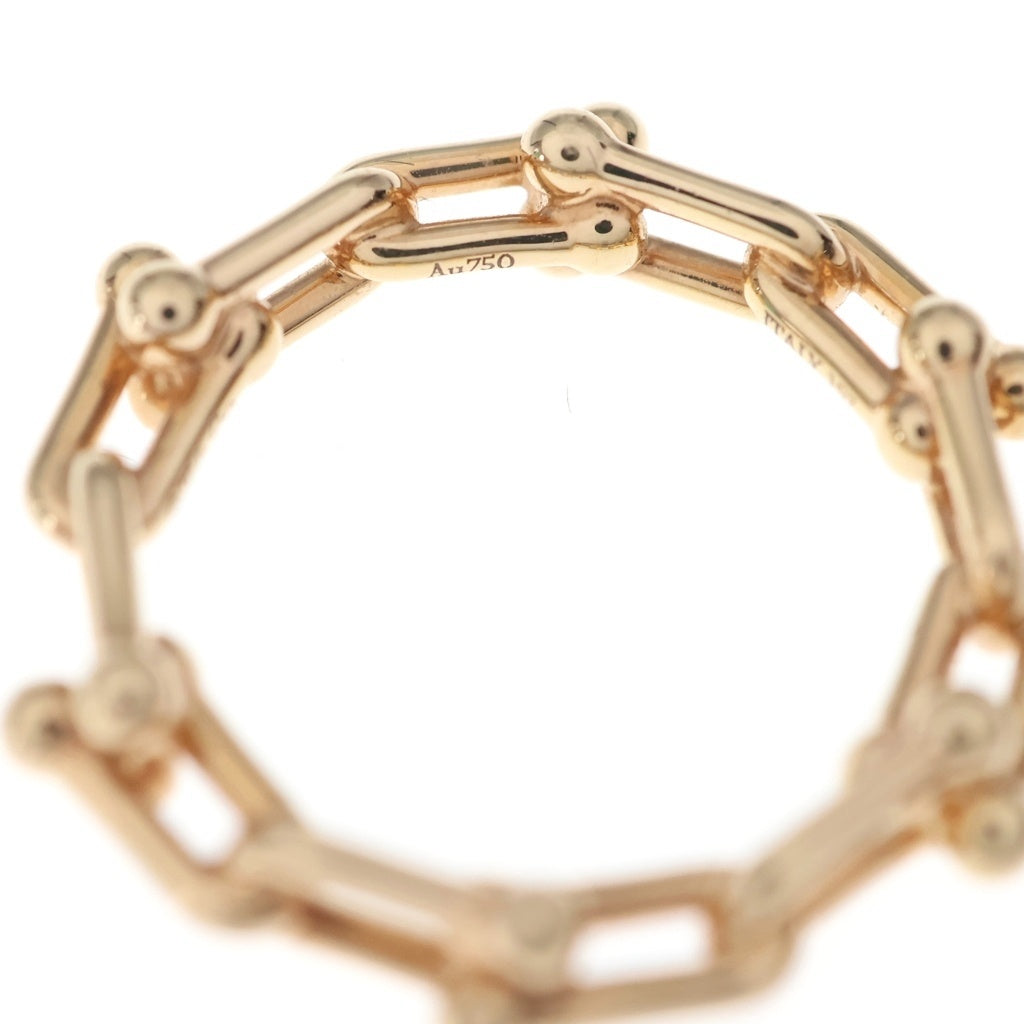TIFFANY & Co.(ティファニー) ハードウェア マイクロリンク リング 指輪 ゴールド Au750