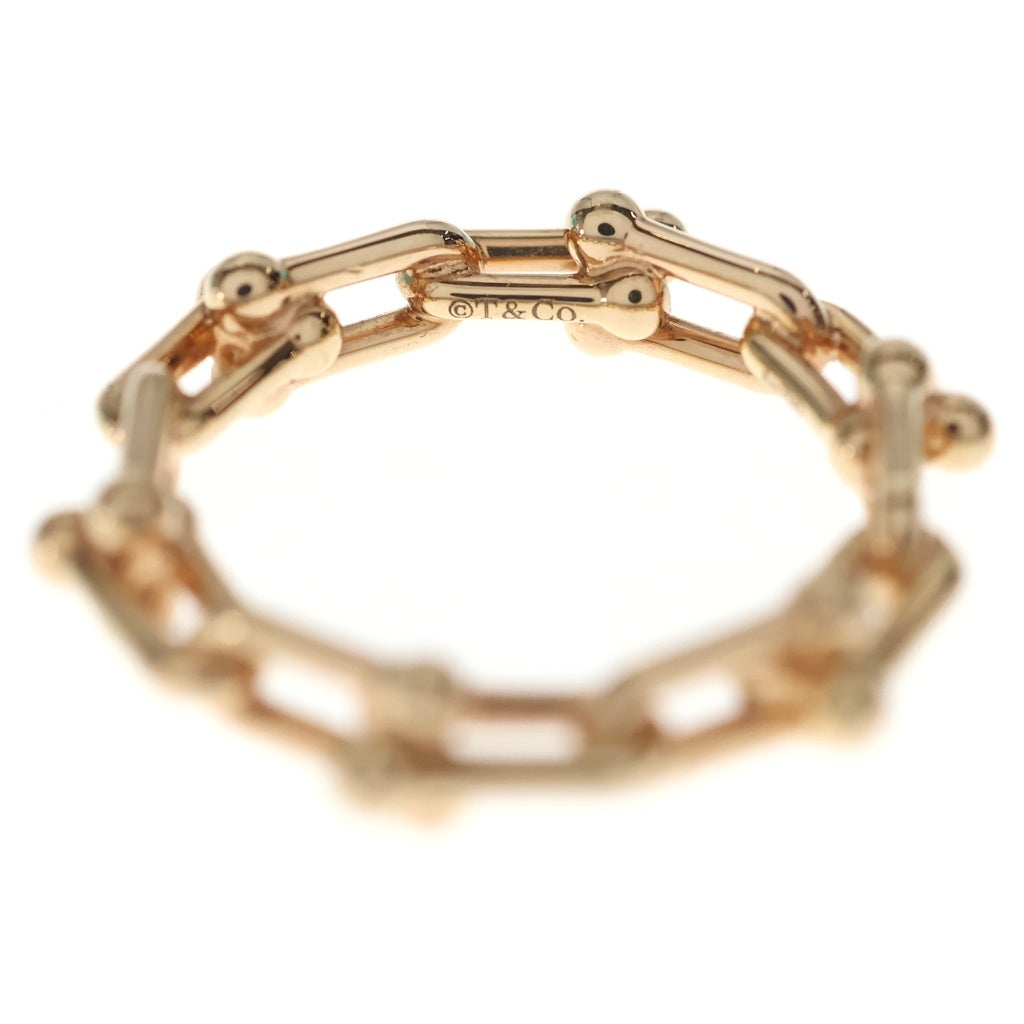 TIFFANY & Co.(ティファニー) ハードウェア マイクロリンク リング 指輪 ゴールド Au750