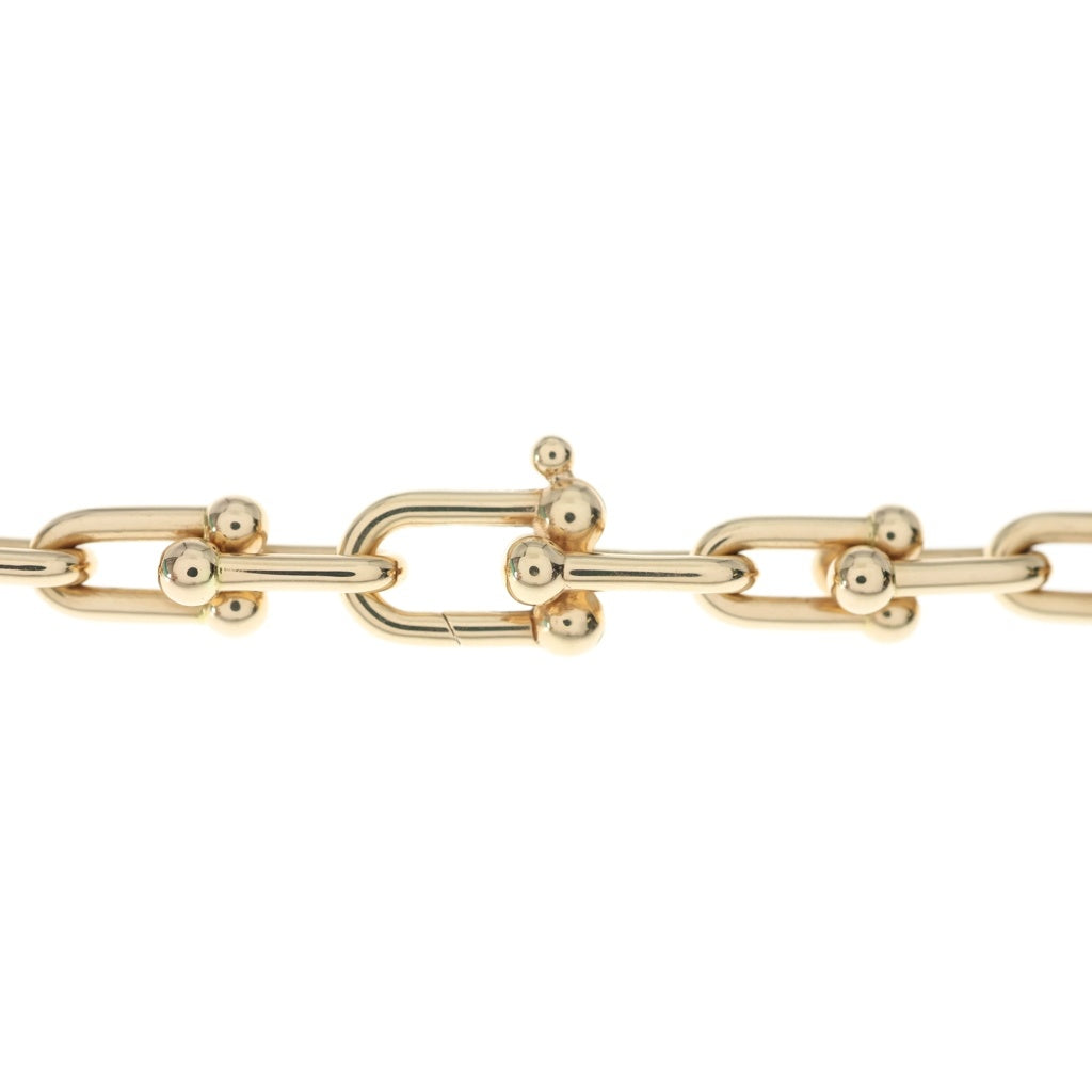 TIFFANY & Co.(ティファニー) ハードウェア ミディアムリンク チェーン Au750 ネックレス ゴールド