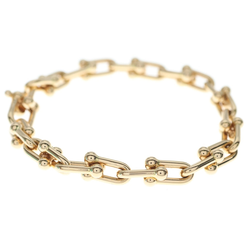 TIFFANY & Co.(ティファニー) ハードウェア ミディアムリンク ブレスレット ゴールド Au750