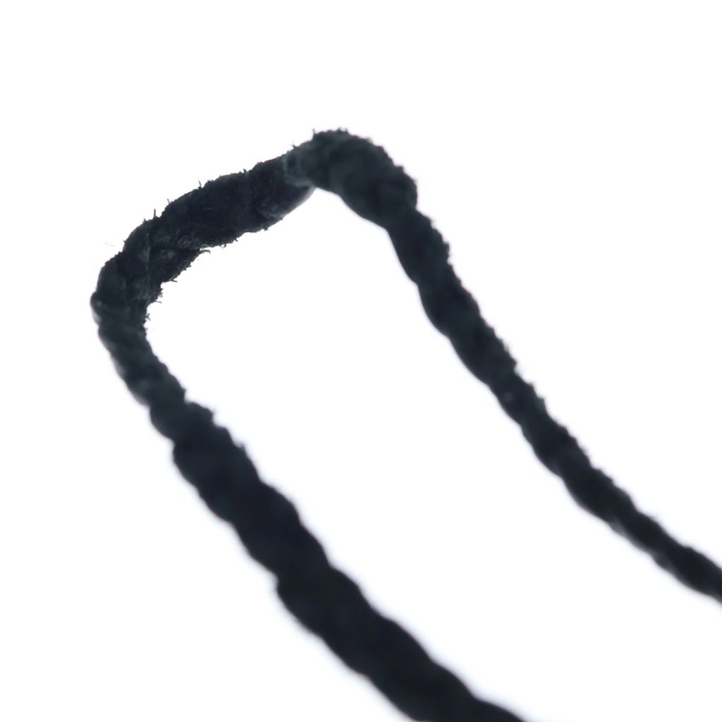 CHROME HEARTS(クロムハーツ) LEATHER BRAID スクロールレザーブレード シルバーネックレス ‐