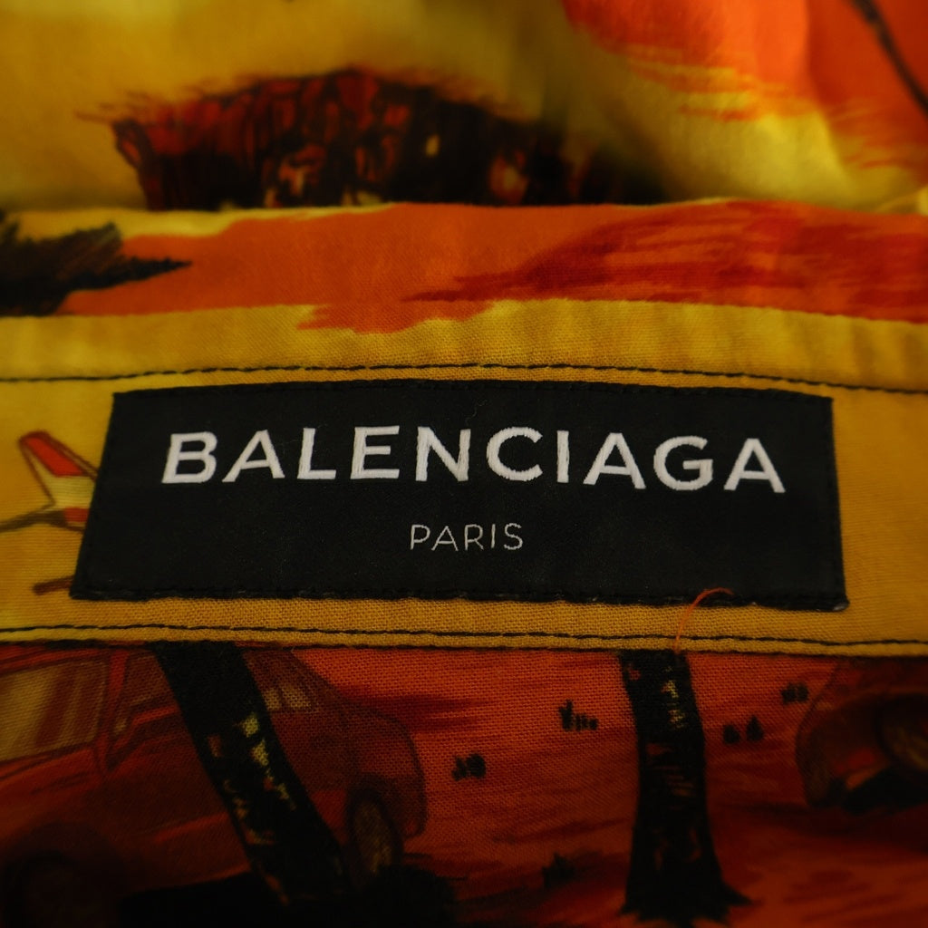 BALENCIAGA(バレンシアガ) 13SS パームツリー アロハ半袖シャツ レーヨンシャツ マルチカラー 508469 TYA51 508469 TYA51
